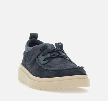 Stringate "Polden Moc Suede" 180866 NAVY CLARKS 