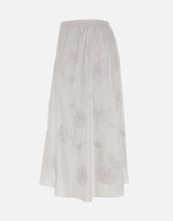 Gonna lunga con ricami CA6178T039A 11111 LIU-JO 