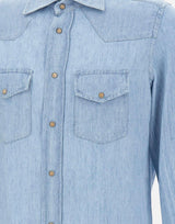 Camicia in misto lyocell M75CAMK02 TES0M14608 ELEVENTY 