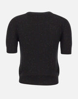Maglia a maniche corte con paillettes 13231 32430099 GRAN SASSO 
