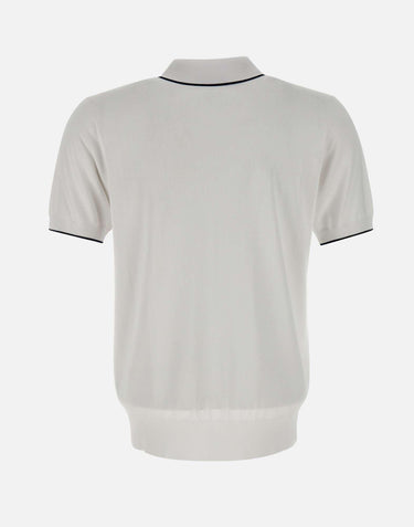 Polo in cotone e viscosa 100023 001 KANGRA 