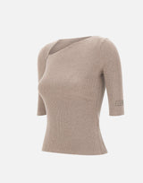 Maglia con scollo asimmetrico S52NC0361 M20122809 MM6 MAISON MARGIELA 