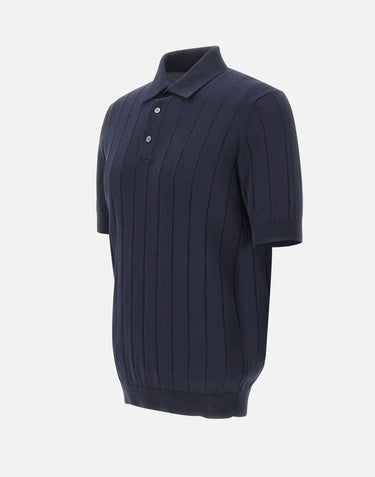 Polo in crepe di cotone PL1MC CR14C890 FILIPPO DE LAURENTIIS 