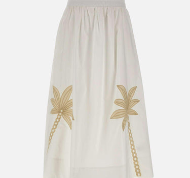 Gonna midi con ricamo SP5NT044 1004 KAOS 