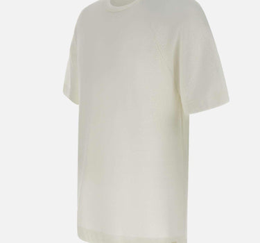 T-shirt "Flak" in tricot cotone e nylon effetto spugna PEU5519 99012254730 PEUTEREY 