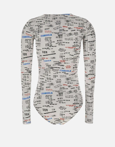 Body con stampa logo S52NA0078 M20183001S MM6 MAISON MARGIELA 