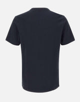 T-shirt in cotone slub-yarn con dettaglio logo 50508243 404 BOSS 