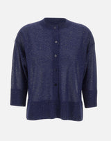 Maglia con bottoni e micro paillettes 390261 809 KANGRA 