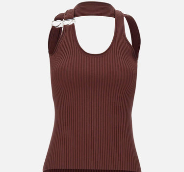 Top a maglia "C-Logo" COPML214Y3025 BRW COPERNI 
