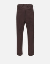 Pantaloni con pince in cotone 50563825 210 BOSS 