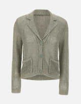 Cardigan con micro paillettes 373557 847 KANGRA 