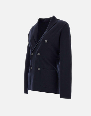 Blazer in maglia di lana merino RJMLDPT WM14M890 FILIPPO DE LAURENTIIS 