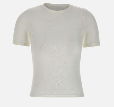 "Signature contrast t-shirt" 125JTS017JS0069 0001 COURREGES 