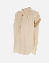 Blusa in seta con arricciature V181713198 154CRM VINCE. 