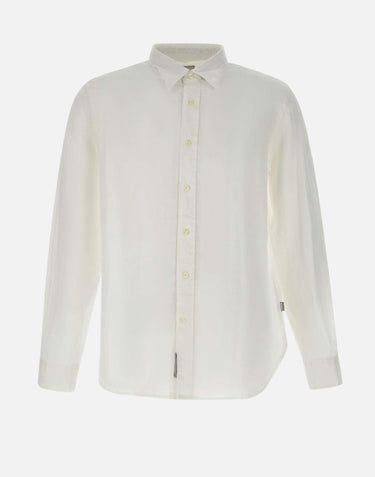 Camicia in lino CFWOSI0113 MRUT33728041 WOOLRICH 
