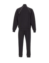 Tuta sportiva in misto cotone con profili a contrasto 50555906 001 BOSS 
