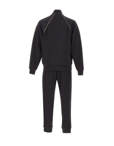 Tuta sportiva in misto cotone con profili a contrasto 50555906 001 BOSS 