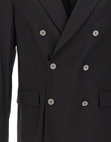 Giacca doppiopetto in misto cotone L0140199 9000 PAOLO PECORA 