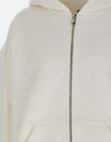 Felpa "Hvy fleece hoodie" P460 BFCM724OFFWHITE PURPLE BRAND 
