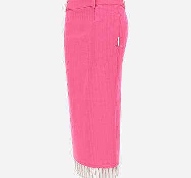 Gonna midi in gabardine di lana 260WCS00298 WWW068AA367 THE ATTICO 