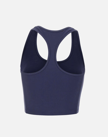 Canotta sportiva con logo Serif TO02366300BL106 DKNAVY SPORTY & RICH