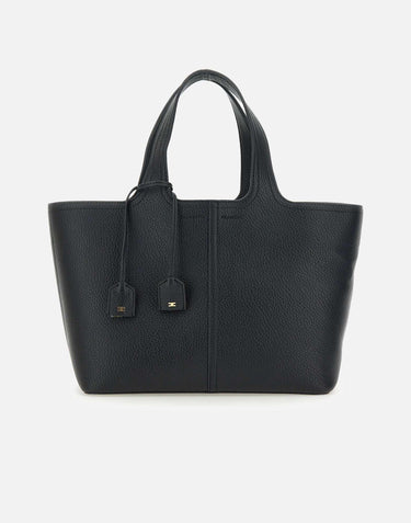 Tote media in materiale sintetico con charms logo BS96A52E2 110 ELISABETTA FRANCHI 