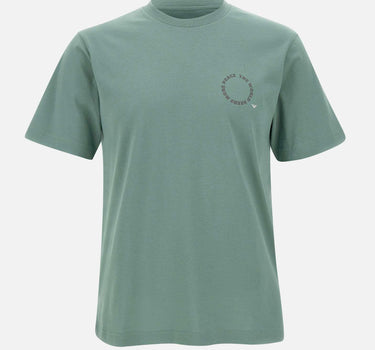 T-shirt  "Stormy Sea World nee" in cotone EM001717 AF14836F9049 EMPORIO ARMANI 