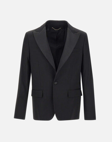Blazer "Tuxedo" in fresco lana GMP01671 P000096590100 GOLDEN GOOSE 