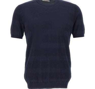 Maglia in cotone con lavorazione a righe 302421 038 KANGRA 
