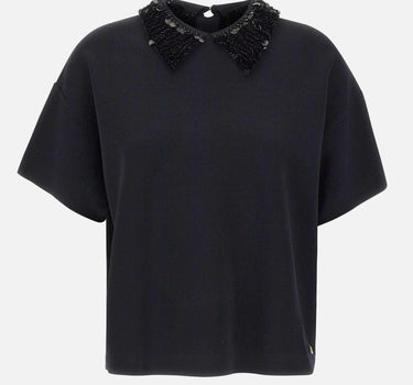 Maglia con paillettes CF5038MS55N 22222 LIU-JO 