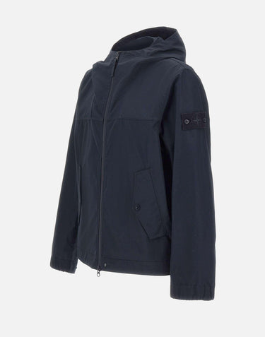 Giacca in cotone con cappuccio 4100037S0F01 V0020 STONE ISLAND 