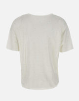 T-shirt in lino 198021 001 KANGRA 