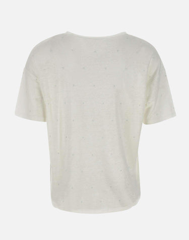 T-shirt in lino 198021 001 KANGRA 
