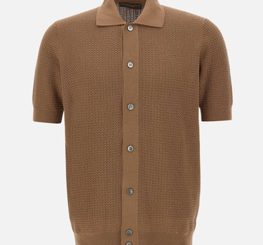 Camicia in maglia di cotone CA3MC CR14L070 FILIPPO DE LAURENTIIS 