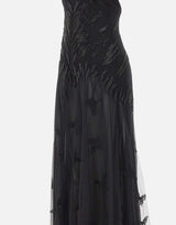 Abito lungo in tulle con ricami 4A430A F0990 BLUMARINE 