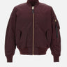 "MA-1 Base Flight Bomber Jacket" 756111 608 ALPHA INDUSTRIES ULTRAVIOLET 