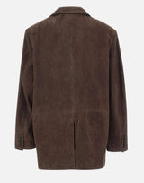 Blazer over in pelle scamosciata 115580 573 ROTATE BIRGER CHRISTENSEN 