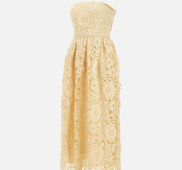 Abito midi svasato in pizzo 3D 115623 1366 ROTATE BIRGER CHRISTENSEN 