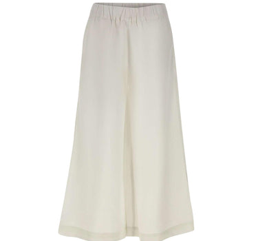 Pantaloni ampi in misto lino L3133 OFFWHITE JC SOPHIE 