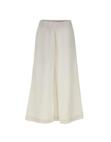 Pantaloni ampi in misto lino L3133 OFFWHITE JC SOPHIE 