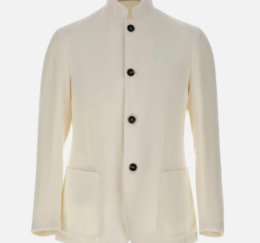 Blazer con colletto alla coreana M75GIAM05 TES0M11601 ELEVENTY 