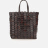 Borsa "Link Tote" in pelle 8960 DKBROWN DRAGON DIFFUSION 