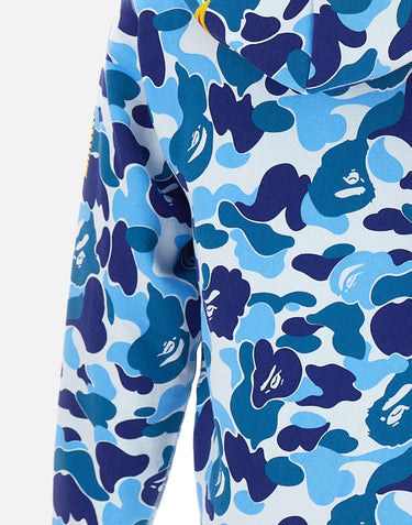Felpa con cappuccio "ABC Camo 2nd Shark" 001ZPM301008M BLUE BAPE 