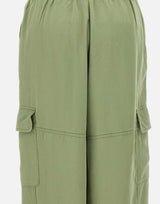 "Fluid fabric cargo trousers" P35205 84 SUN68 
