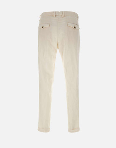 Pantaloni "Zeus P" in lino e cotone 24M19L80 04 MYTHS 