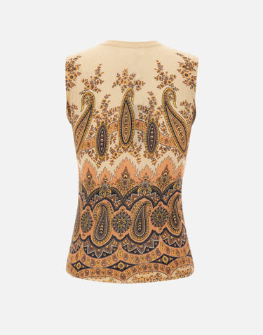 Top in seta e cashmere WRKE0238 AKA03X0822 ETRO 