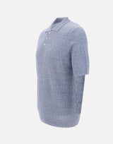 Polo in misto lino 57118 18641565 GRAN SASSO 
