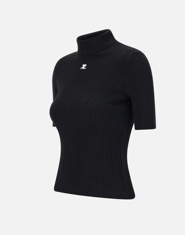 Maglia "Reedition" PERMPU026FI0001 BLACK COURREGES 