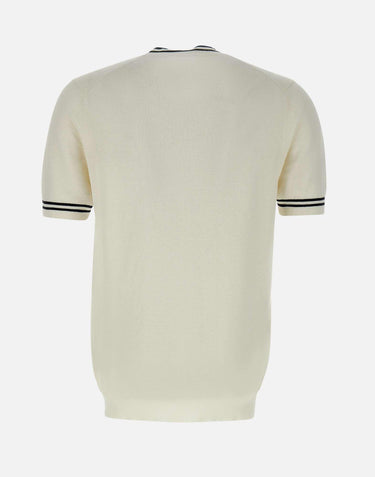 T-shirt in seta e cotone DK87052 NATURALE DIKTAT 
