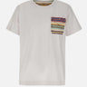 T-shirt "Lit" in cotone LITVR0331 BIANCO BOB 